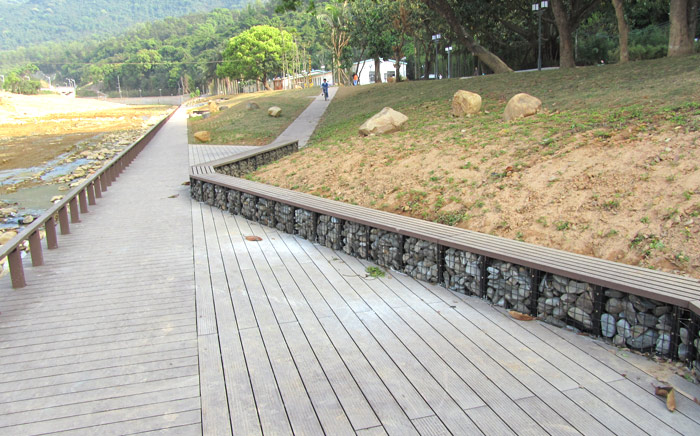 梧桐山沿江步道-丽耐塑木案例