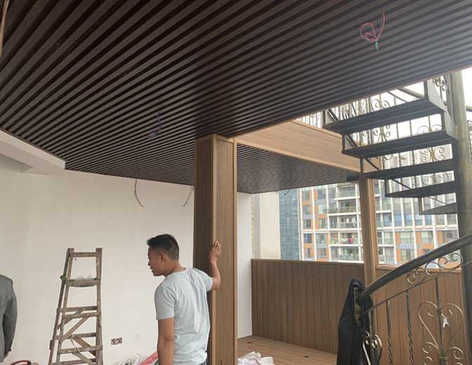 丽耐生态木装饰简单又舒适
